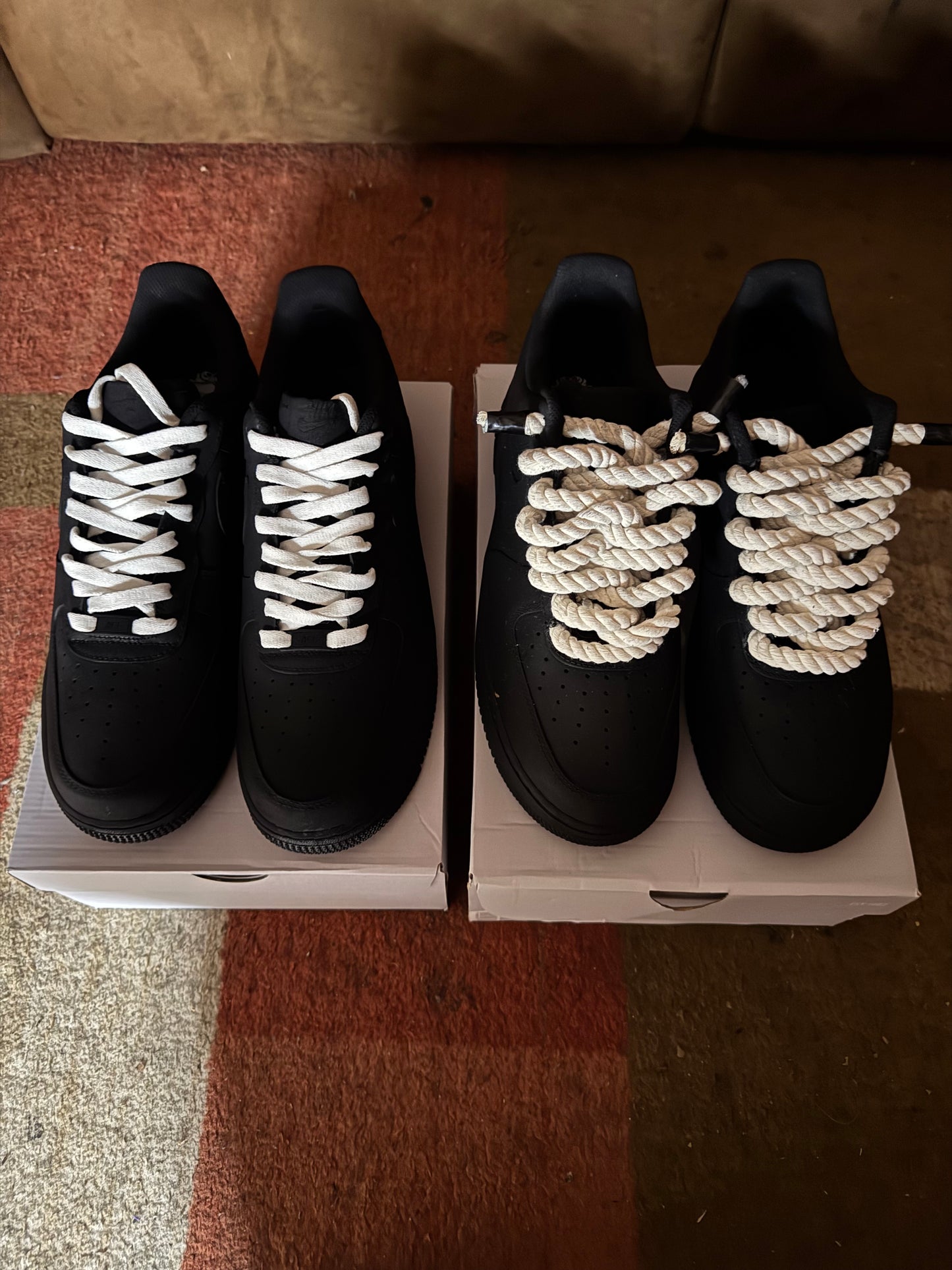 The Darkest AF1 (White lace)
