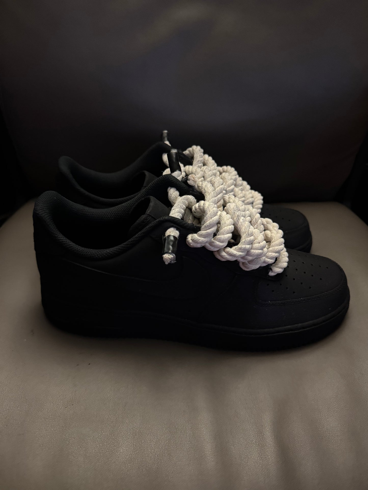 The Darkest AF1 (White lace)