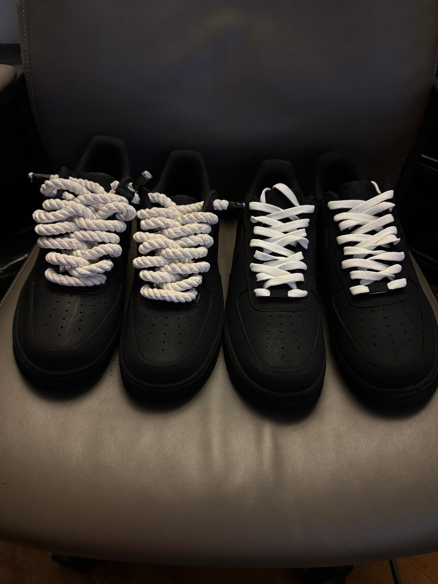 The Darkest AF1 (White lace)