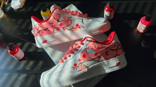 Blossom Red Nikes