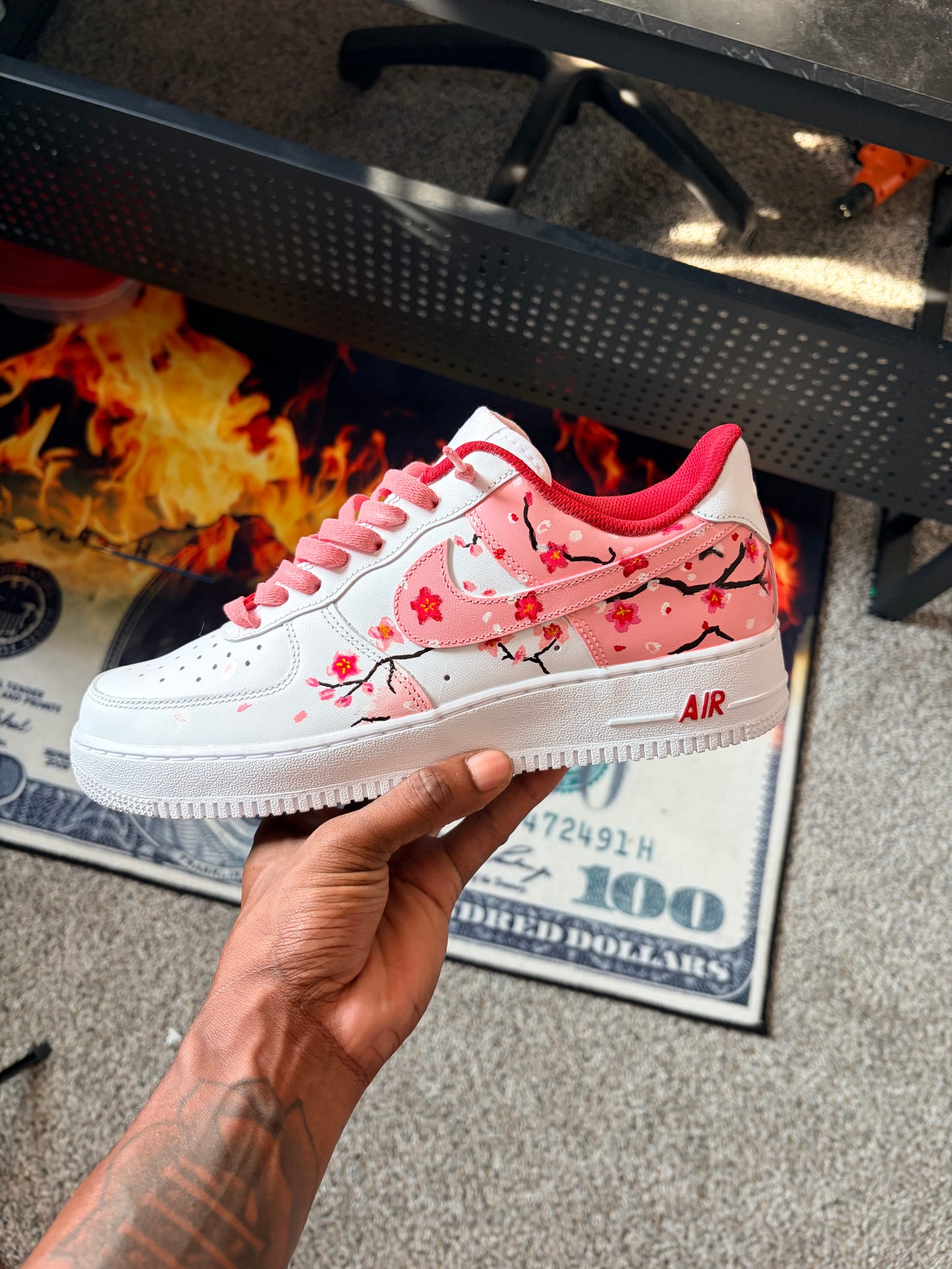 Blossom Red Nikes