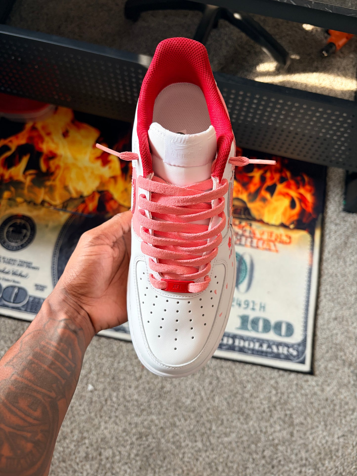 Blossom Red Nikes