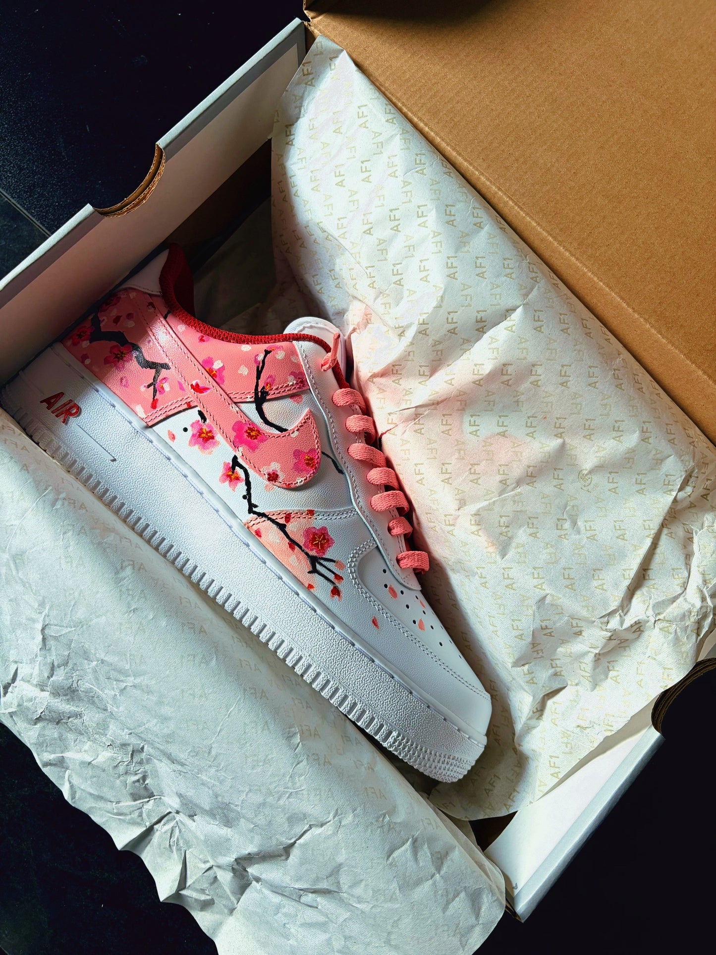 Blossom Red Nikes
