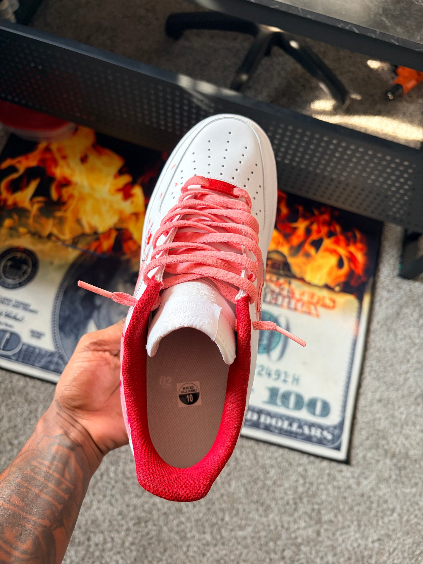 Blossom Red Nikes