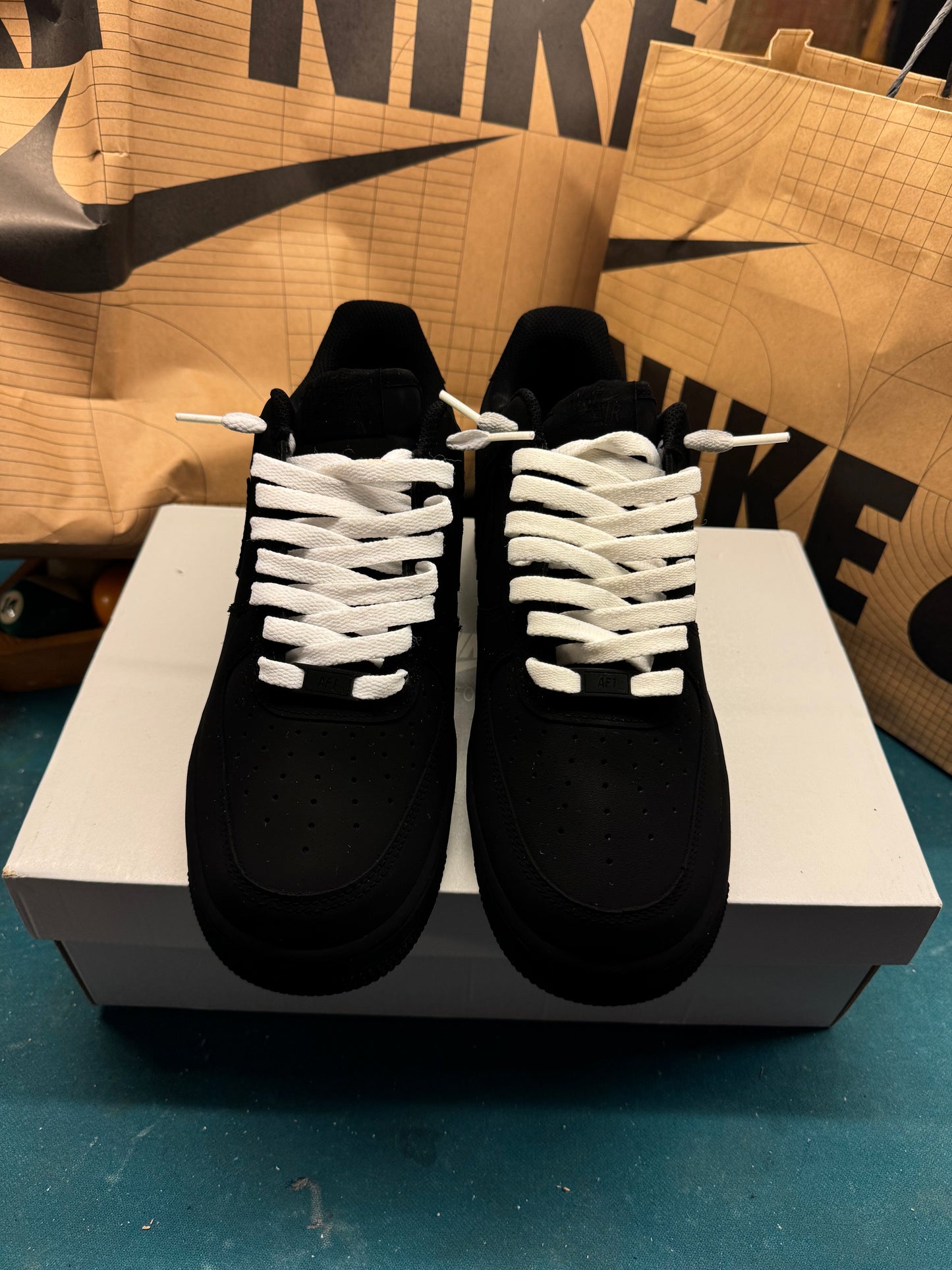 The Darkest AF1 (White lace)