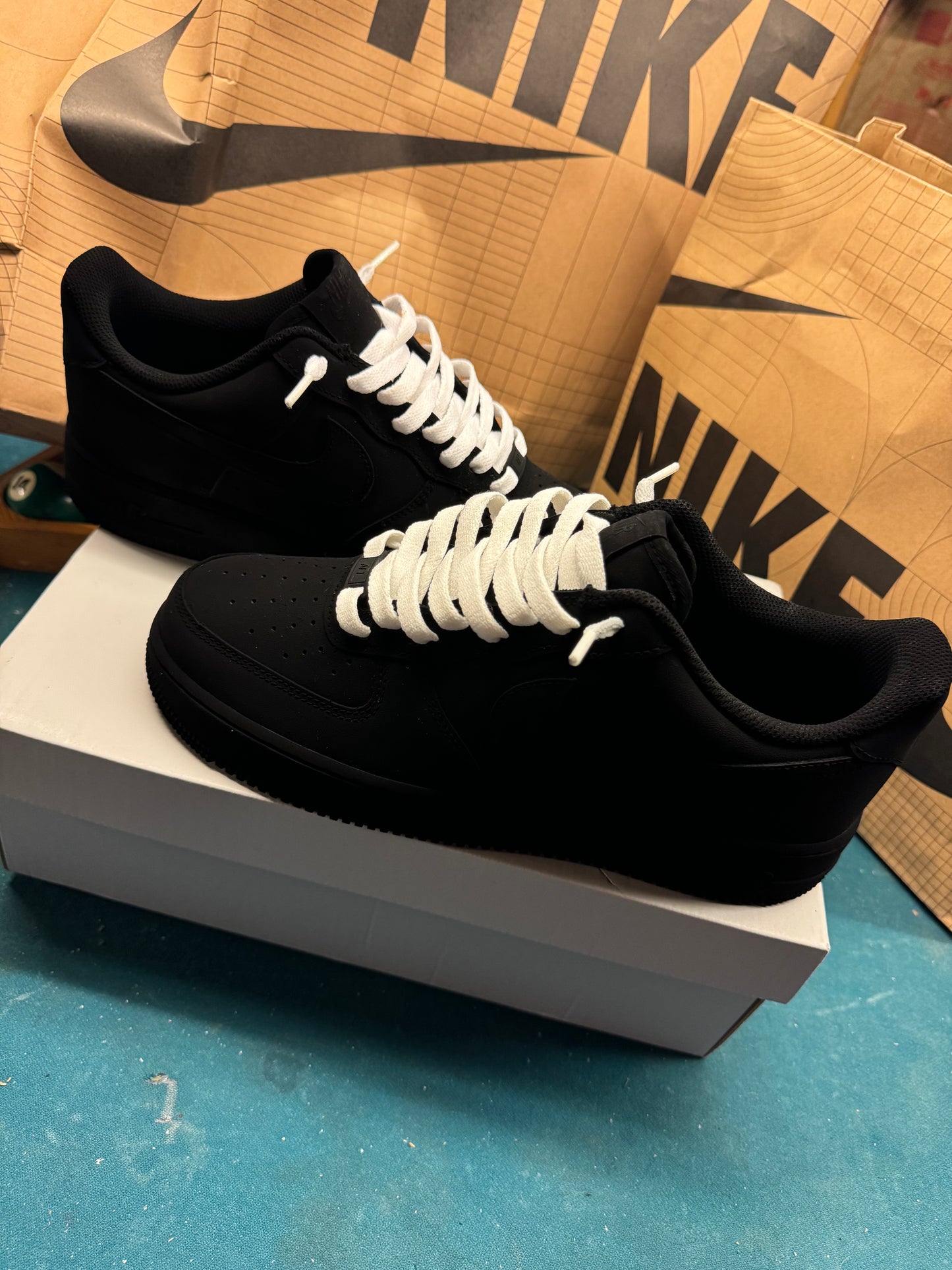 The Darkest AF1 (White lace)