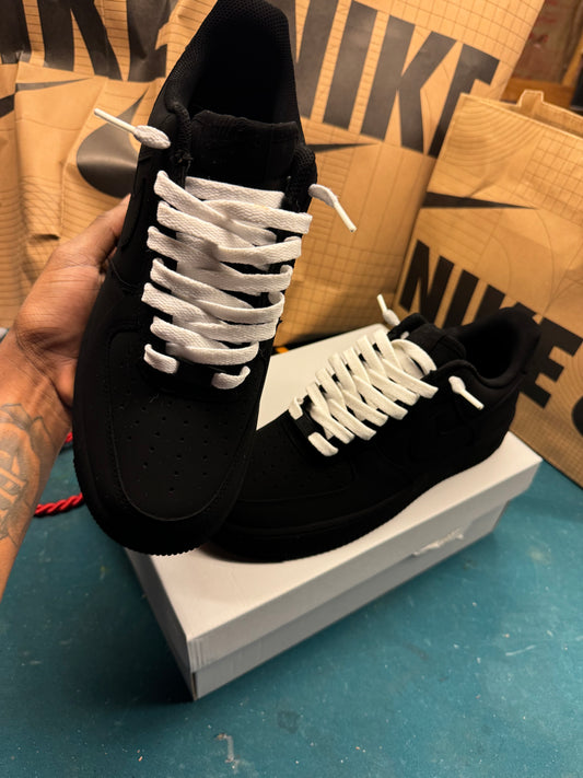 The Darkest AF1 (White lace)
