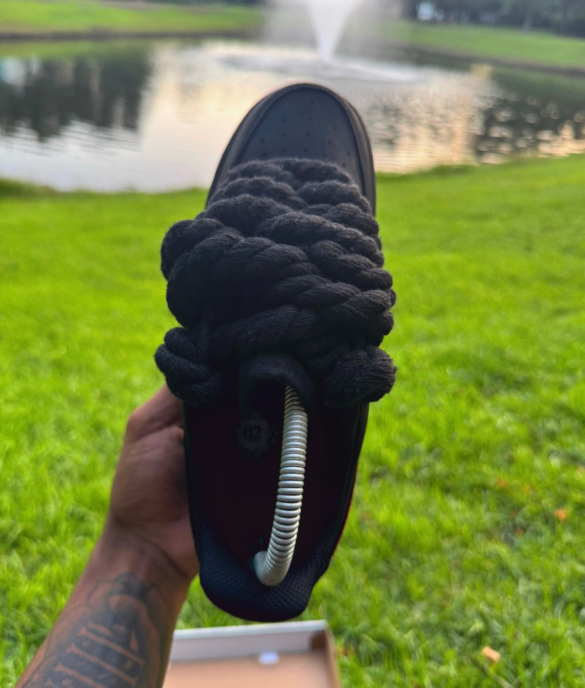 The Darkest AF1s (Red Check)