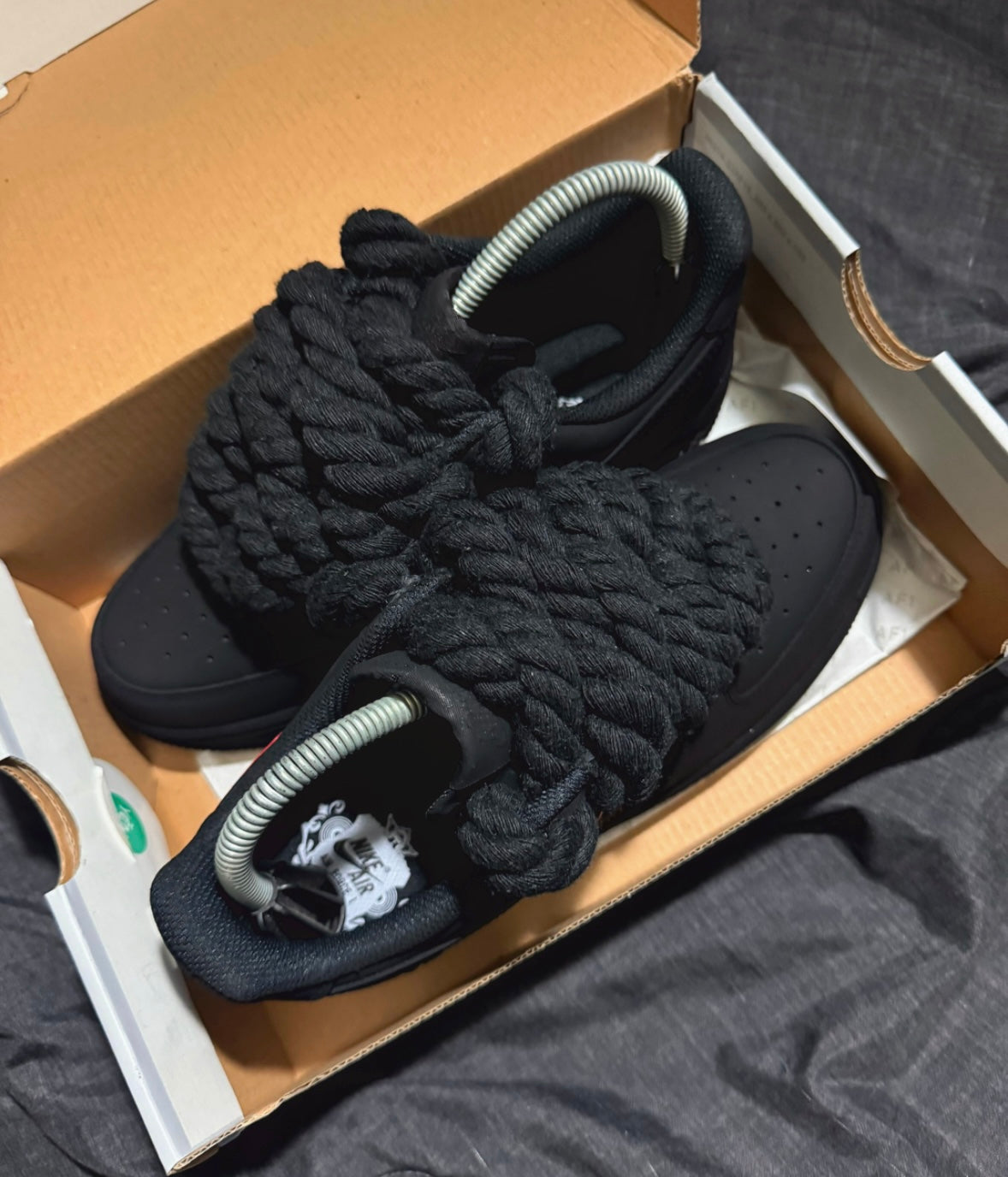 The Darkest AF1s (Red Check)