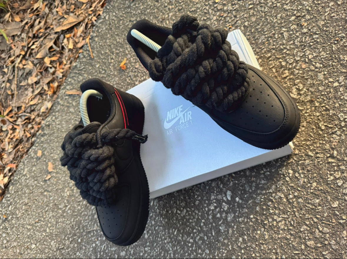 The Darkest AF1s (Red Check)