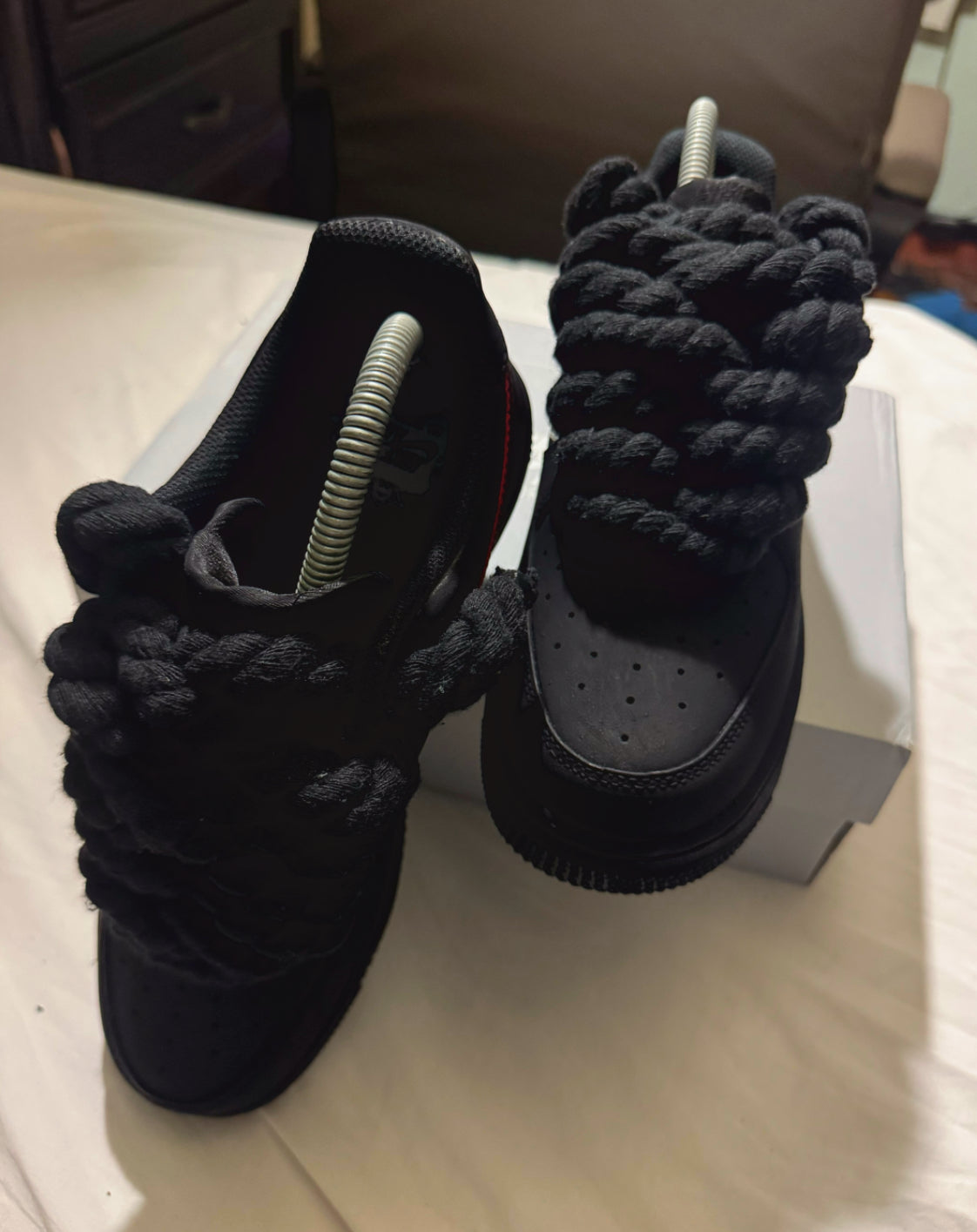 The Darkest AF1s (Red Check)